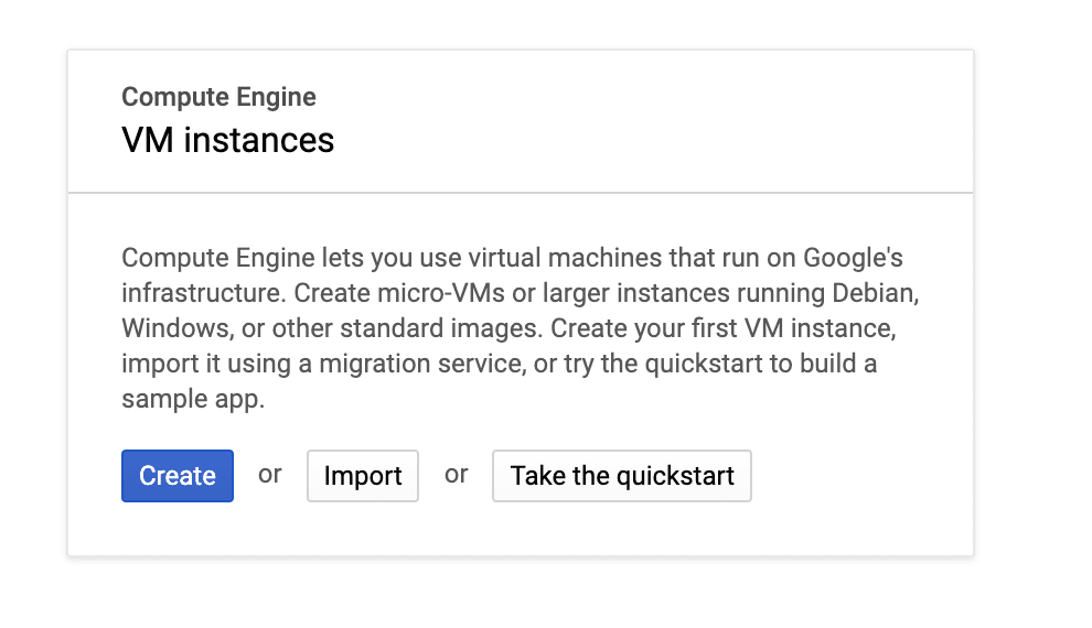 Compute Engine VM Instances